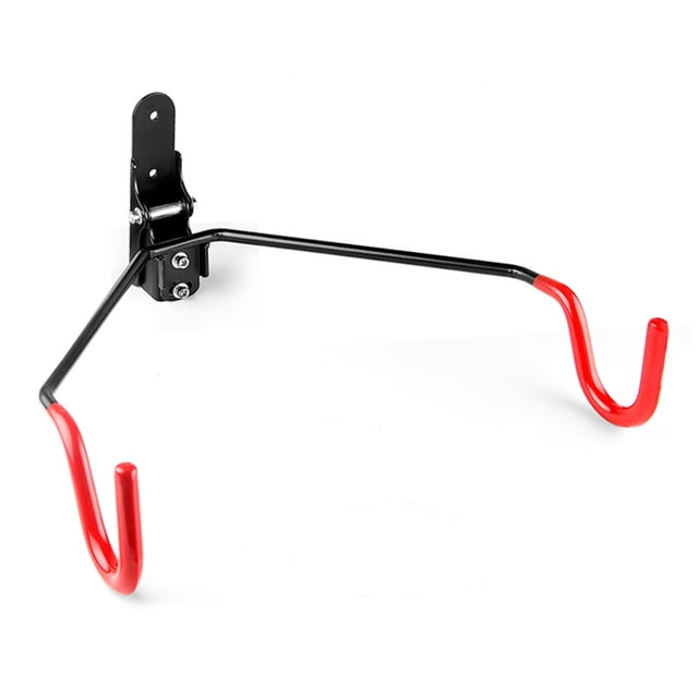 Eigraketly Gancho de montaje en pared plegable para bicicleta de montaña, colgador de almacenamiento para bicicleta de montaña, soporte Ciclismo