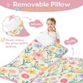 thumbnail image 3 of Pioneer Flower Floral Print Pattern Toddler Nap Mats for Kids Preschool,Sleeping Mat Bag or Kids,Toddler Sleeping Bag,Toddler Nap Mat or Daycare, 3 of 6