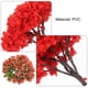 thumbnail image 3 of Luxshiny 1Pqt Planta Decorativa Simulada Roja Para Embellecer Espacios Interiores, 3 of 6