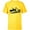 Yellow, variant on Disney Frozen 2 Characters Anna Elsa Silhouette - Short Sleeve T-Shirt for Kids - Customized-White