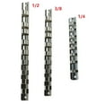 thumbnail image 5 of Ruibeauty Socket Rack Holder 1/4 3/8 1/2inch with 8 Clips On Rail Tool Organizer Storage, 5 of 5