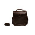 thumbnail image 3 of MOCHILA CAFÉ DE PIEL CON TAPA, 3 of 4