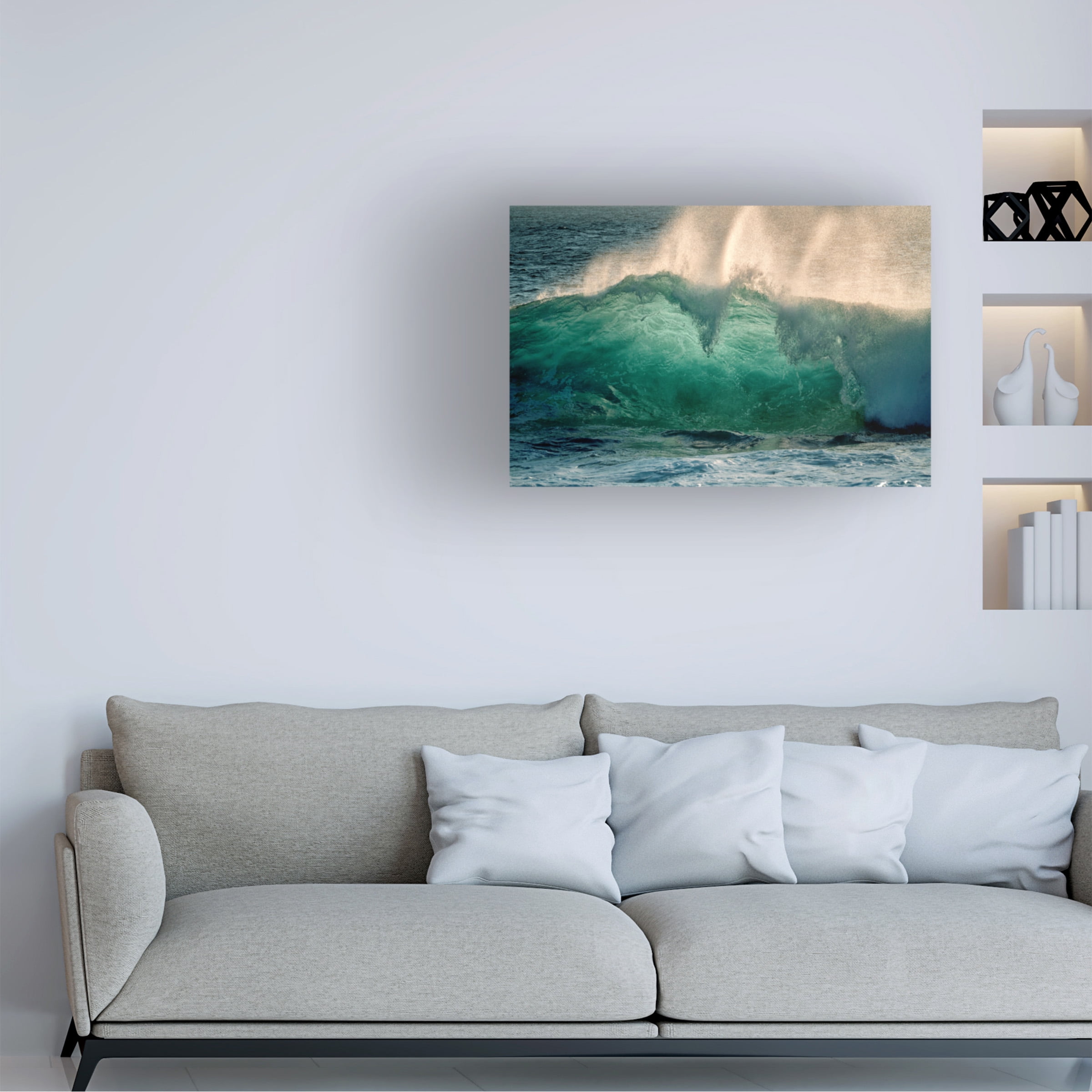 Dennis Frates 'Waves 7' Canvas Art
