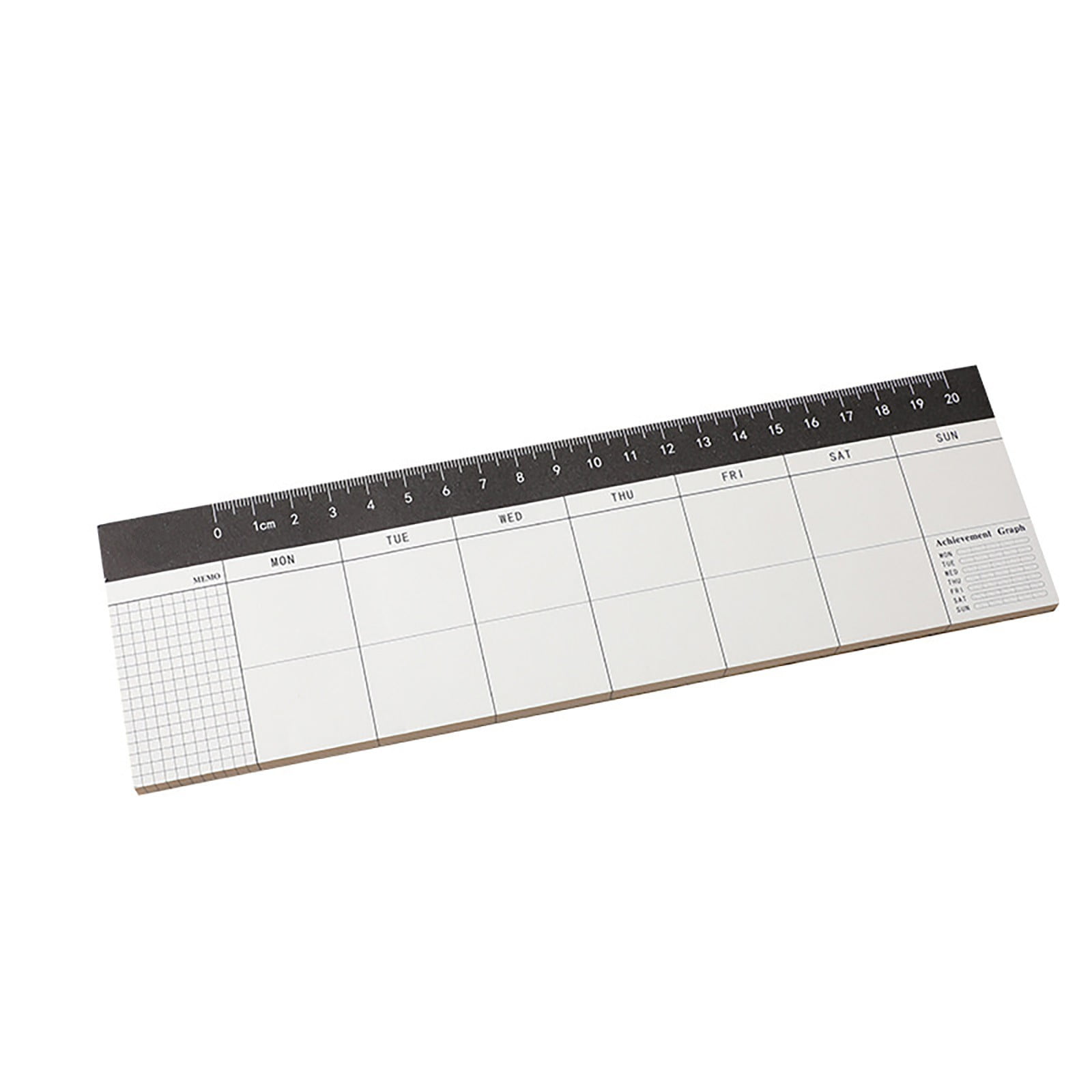 CMrtew 50 pages Weekly Planner Notepad Tear off Weekly Calendar Pad to Do List Sticky Notepad Desk Schedule Planner for Student Habit Tracker Reminder Office School