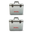 thumbnail image 1 of Engel 13 Quart Fishing Dry Box Cooler with Shoulder Strap, Silver (2 Pack), 1 of 3
