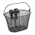 thumbnail image 3 of Cesta para manillar de bicicleta para niños, cesta de alambre de hierro, portátil, práctica, para llevar y almacenar. Negro, 3 of 9