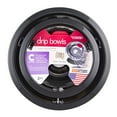 thumbnail image 4 of Range Kleen P179802XCD5 Style C Black Porcelain Drip Bowl Set, 2 Pack, 4 of 13