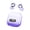 Purple, variant on Mini Wireless Earbuds Bluetooth 6.0 with 360° Spatial Audio, 38ms Low Latency, 32H Playtime LED Case, Comfortable Semi-In-Ear Sleep Buds for Gaming Music, Macaron Colors for iOS Android