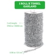 thumbnail image 5 of 2 Rolls Colorful Tops Christmas Tree Tinsel Party Garland Glitter Sparkle Supplies Wreaths, 5 of 6