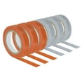 thumbnail image 1 of Unique Bargains 32.8Ft Tennis Racket Badminton Racquet Grip Finishing Tapes, Silver/Orange 6 Pack, 1 of 5
