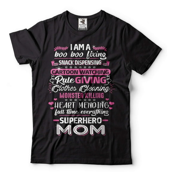 Funny Mom Shirt Superhero Mom Shirt Mothers Day Mom Gift Mama Shirt Mommy Gifts Mom Birthday Tee