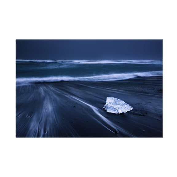 Canvas Wall Art - Abdulkhalek Bakir 'Diamond' Wall Art for Living Room, Bedroom, or Office Décor by Trademark Fine Art - 19 x 12 Inches