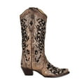 thumbnail image 3 of Corral Boots Womens Sequin Tooled Inlay Snip Toe Cowboy  Mid Calf Dress Boo, 3 of 4