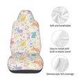 thumbnail image 3 of Lsque Flower Color Rabbit Pattern Car Seat Covers for Front Seats , Waterproof Seat Covers for Cars, Sporty Front Seat Covers,Car Seat Cover Protector Front Seats, 3 of 5