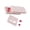 apricot, variant on Mushroom Shape Clay Bead Roller Mold 2 Size Craft Jewelry Tool Clay Rolling Molds Plastic Texture for Beads Pendant