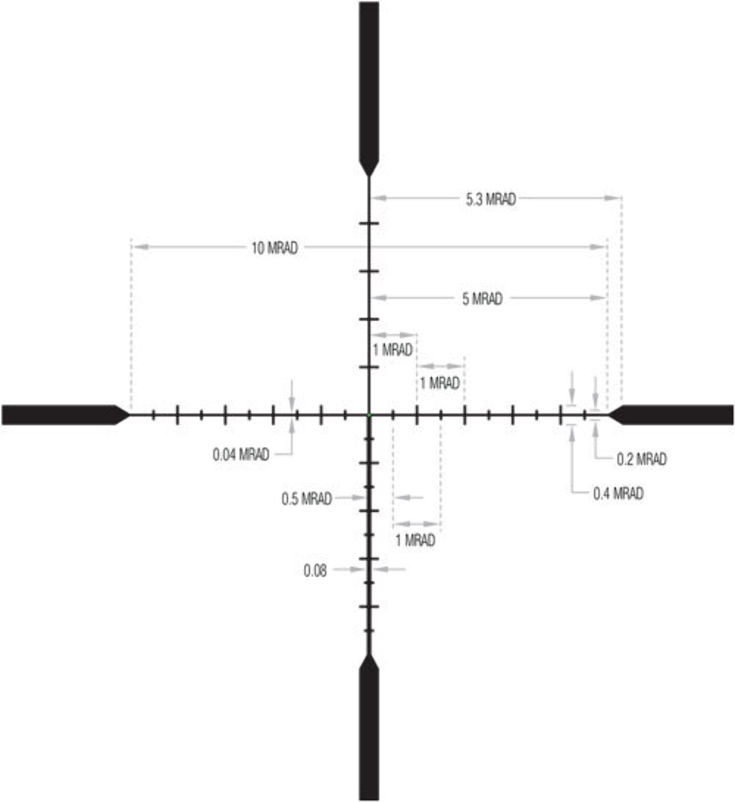 Trijicon AccuPoint TR-31 4-16x50mm Rifle Scope, 30 mm Tube, Second Focal Plane, Black, Green MRAD Ranging Reticle w/ Dot, Mil Rad Adjustment, 200148