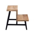 thumbnail image 4 of Linon Julian Wood and Iron Bed Step Stool in Black, 4 of 17