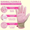 thumbnail image 3 of Pair of Women's Gardening Gloves, Garden Gloves, Terrace Gloves, Women's Breathable Gardening Gloves, 3 of 6