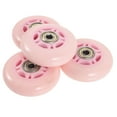 thumbnail image 3 of WHAMVOX  4 Pcs Roller Skating Accessory Skate Wheels Replacements Inline Child Pink, 3 of 8