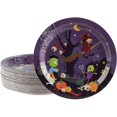 thumbnail image 1 of Monster Munch Plates - 80-Count Paper Plates for Parties, Perfect for Appetizers, Lunch, Dinner, and Desserts, 9-Inch Diameter, Fun and Festive Design for Every Occasion, 1 of 5
