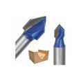 thumbnail image 5 of Lishi Solid Carbide CNC Router Engraving V-Grooving Bit Set - 4PCS, 6.35mm Shank, 90 Degree, 5 of 5