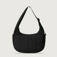thumbnail image 4 of Yuhsdv Puffer Crescent Bag for Women Quilted Shoulder Bag Nylon Handbag for Work(Black), 4 of 8