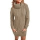 thumbnail image 2 of Vestidos Para Mujer Vestidos de Otoño Otoño Invierno Casaul Sólido Jersey de Manga Larga Suéter de Cuello Alto Odeerbi ODB174261, 2 of 9