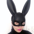 thumbnail image 4 of Máscara de conejito, máscara de conejo de mascarada para mujer para cumpleaños, Pascua, Halloween, accesorio de fiesta, 4 of 5