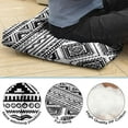 thumbnail image 5 of Oversized Square Floor Cushion - Extra Thick & Supportive Meditation Pillow for Adults, Fluffy PP Cotton Filling, 9-Point Tufted Zabuton Mat, Skin-Friendly Fabric for Yoga & Lounge (Boho Decor), 5 of 7