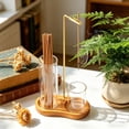 thumbnail image 2 of Figure 8 Incense Burner Glass Holder, Unique Scented Candle Holder for Home, Aromatherapy Glass Cup, Eight-Shaped Censer for Meditation Decor, 2 of 5