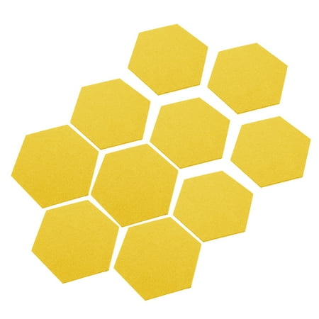 ULTNICE Insulation Felt Acoustic Panels Yellow 10Pcs 5.5X4.7X0.2In