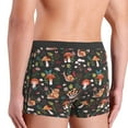 thumbnail image 4 of Mens Underwear Boxer Briefs - Mushroom With Snails Comfort Breathable men's boxer briefs with Flex Waistband, 4 of 7