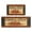 Café Vintage Rouge-2, variante sur Ensemble de 2 Tapis de Cuisine Motif Chef Vintage Café, Tapis de Cuisine Résistants à la Saleté, Lavables, Antidérapants, Tapis de Cuisine 17.7x24+17.7x48 Pouces