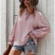 thumbnail image 4 of Camisa de manga larga, Camisa de manga larga Blusa transpirable con mangas con paneles Blusa con cuello en V Performance Driven, 4 of 6