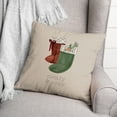 thumbnail image 3 of Creative Products Comfy Cozy Stockings 18 x 18 Spun Poly Pillow, 3 of 3