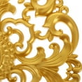 thumbnail image 3 of Amosfun Decorative Plastic Ceiling Medallion Set, Golden Finish, Elegant Round Design for Home and Office Decor, 3 of 8