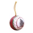 thumbnail image 1 of 4pcs Christmas Themed Candy Box Ball Shaped Small Gift Box Hanging Decorations Christmas Tree Ornaments Party Favors (Random Pattern), 1 of 9