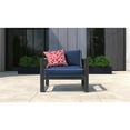 thumbnail image 2 of Tommy Hilfiger Monterey Fauteuil d'Extérieur en Gris Canon de Fusil, 2 of 15