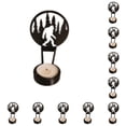 thumbnail image 3 of Naiovety Candelabros de patrón clásico con imágenes vívidas para la decoración de Halloween Decoración de velas K k 10piezas, 3 of 6