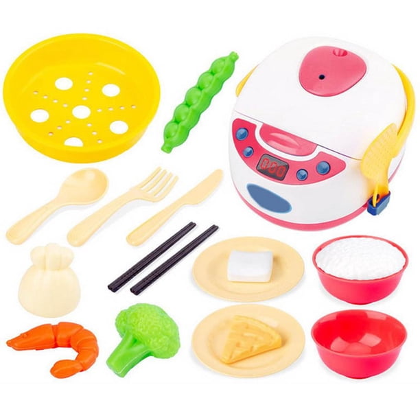 Juguetes De Cocina Para Niños, Simulación De Olla Arrocera Eléctrica, Juguete Interactivo, Mini Comida De Cocina, Juego De Simulación De Casa, Juego De Rol Cateissary FN003211-02