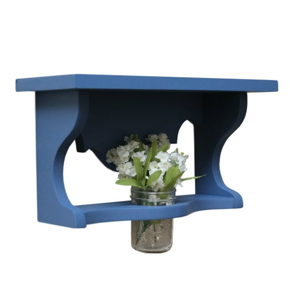 Decorative Shelf with Mason Jar
