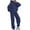 Navy, variant on TMOYZQ Womens 2 Piece Outfits Lounge Pullover Hoodie Sweatsuit Sets Oversized Long Sleeve Sports Sweatshirt Baggy Fall Fashion Sweatpants with Pockets