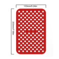 thumbnail image 2 of 4 Pack Silicone Air Fryer Liners ,Non Stick Easy Clean Air Fryer Liners Reusable Mats Air Fryer Accessories-8*5.2", 2 of 8