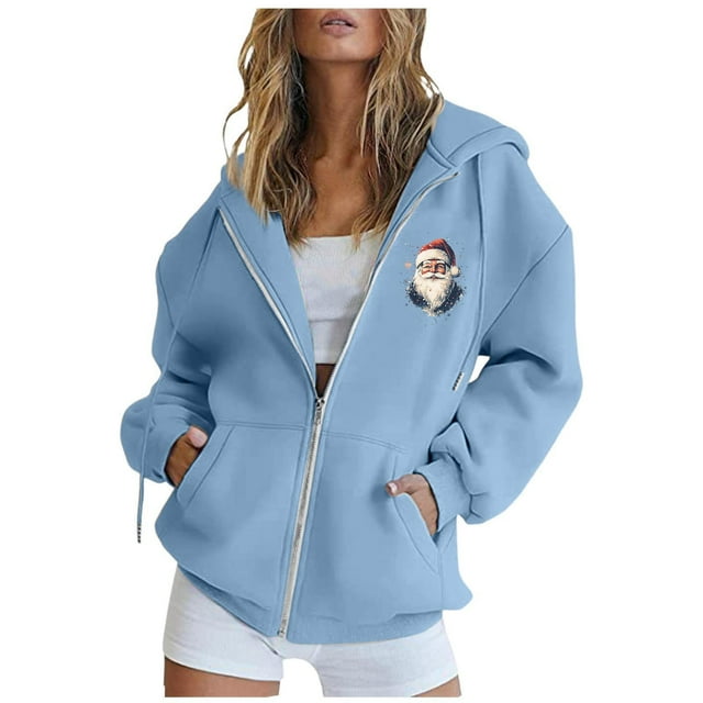Chandails en Molleton de Noël Assortis pour la Famille Col Rond Manches Longues Tenues Décontractées pour Femmes Tenue de Vacances Confortable