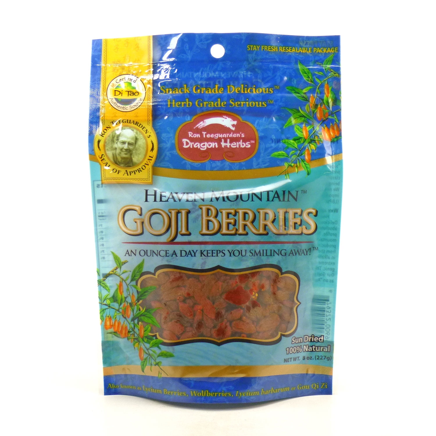 Goji Berries By Dragon Herbs 8 Ounces by Dragon Herbs