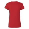 thumbnail image 3 of Heavy Cotton Women’s V-Neck T-Shirt, 3XL, Red, 3 of 3