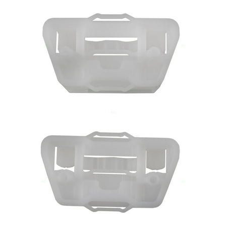 Window Regulator Guide - Set of Passengers Front Power Window Lift Regulator Glass Guide Clips Replacement for Ford Jaguar Lincoln