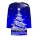thumbnail image 4 of Puntoco Camiseta informal con cuello en V y botones con estampado navideño de moda para mujer, blusa holgada de manga 3/4, 4 of 5