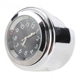 thumbnail image 1 of UNIVERSAL MOTORCYCLE HANDLEBAR CLOCK METAL MOUNT HAND GRIP BAR DIAL WATCH FOR MOTORCYCLE ENTHUSIASTS, 1 of 7
