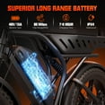 thumbnail image 5 of Electric Bike for Adults, 750W Peak 1500W Motor, 20"x4" Fat Tire E Bicycle, Mechanical Disc Brakes, E Mountain Bike, 48V/15AH UL2849, App Control, 5 of 8